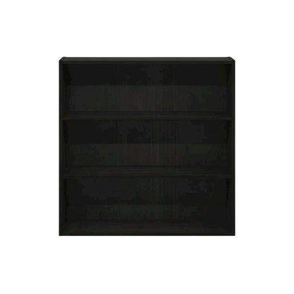 Three-Tier Open Shelf Bookcase in Espresso Finish for Storage and Display