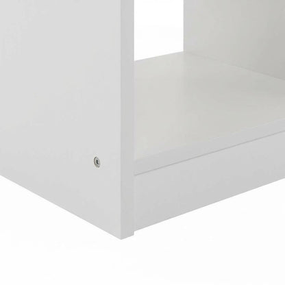 Wooden bookcase with spacious shelf storage for home or office use