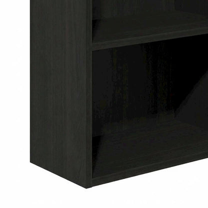 Wooden bookcase with sleek design for modern home decor