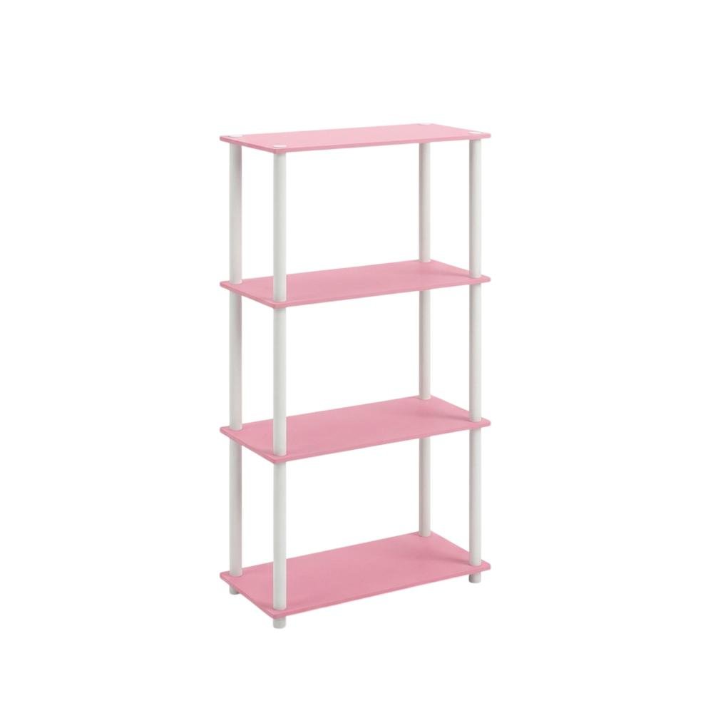 Wooden Bookcase with Open Shelving for Living Room Storage
