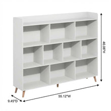 Bookshelf with Engineered Wood Finish for Home Office and Living Room