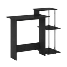 Stainless Steel Laptop Desk with Americano Finish for Home Use