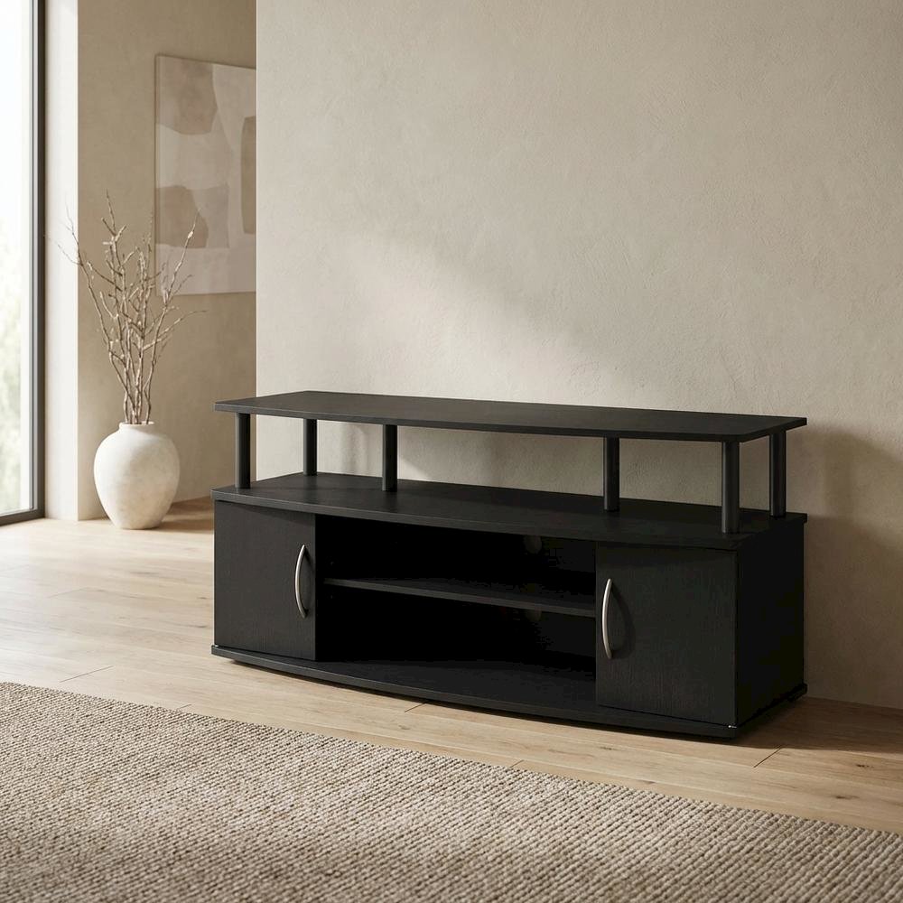 Darkwood Large Entertainment Center for TVs up to 55 inches with Storage