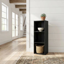 Blackwood 3-Tier No Tool Assembly Bookcase with Open Shelves for Storage