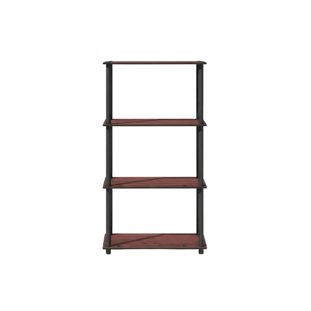 Wood bookcase in finish with a sleek, modern design for versatile storage