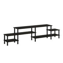 Espresso Wooden Entertainment Center for TVs up to 80 Inches with Ample Storage