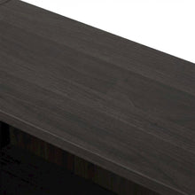Espresso 5-Shelf Bookcase with Spacious Storage and Modern Design