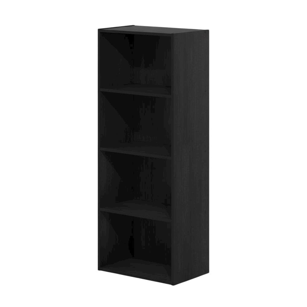 Blackwood 4-Tier Open Shelf Bookcase with Sturdy Wooden Construction