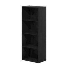 Blackwood 4-Tier Open Shelf Bookcase with Sturdy Wooden Construction