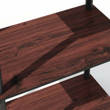 Wood bookcase in finish with a sleek, modern design for versatile storage