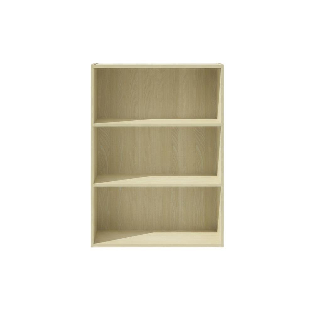 Wood Bookcase with Open Shelving for Storage and Display