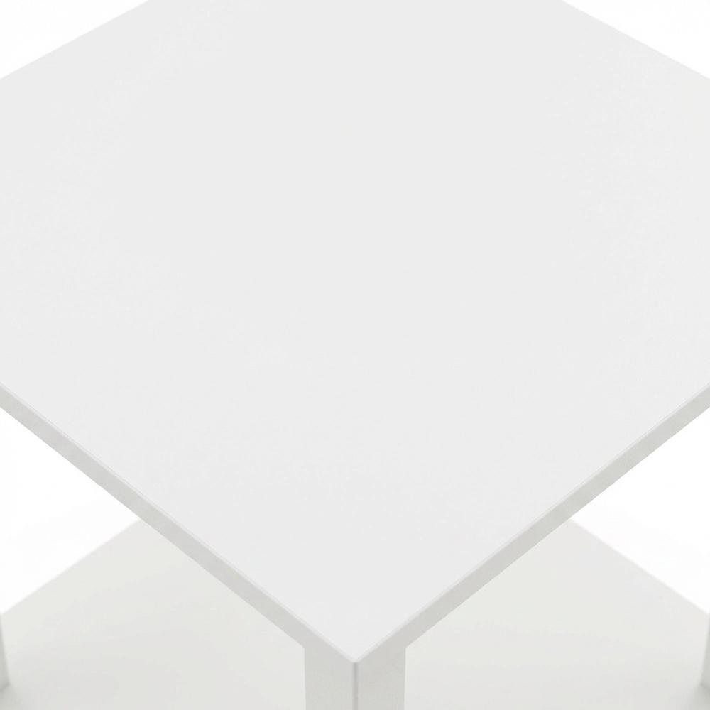 White nightstand set with sleek contemporary style and versatile design