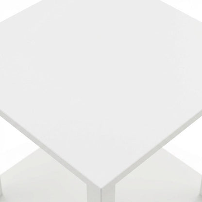 White nightstand set with sleek contemporary style and versatile design