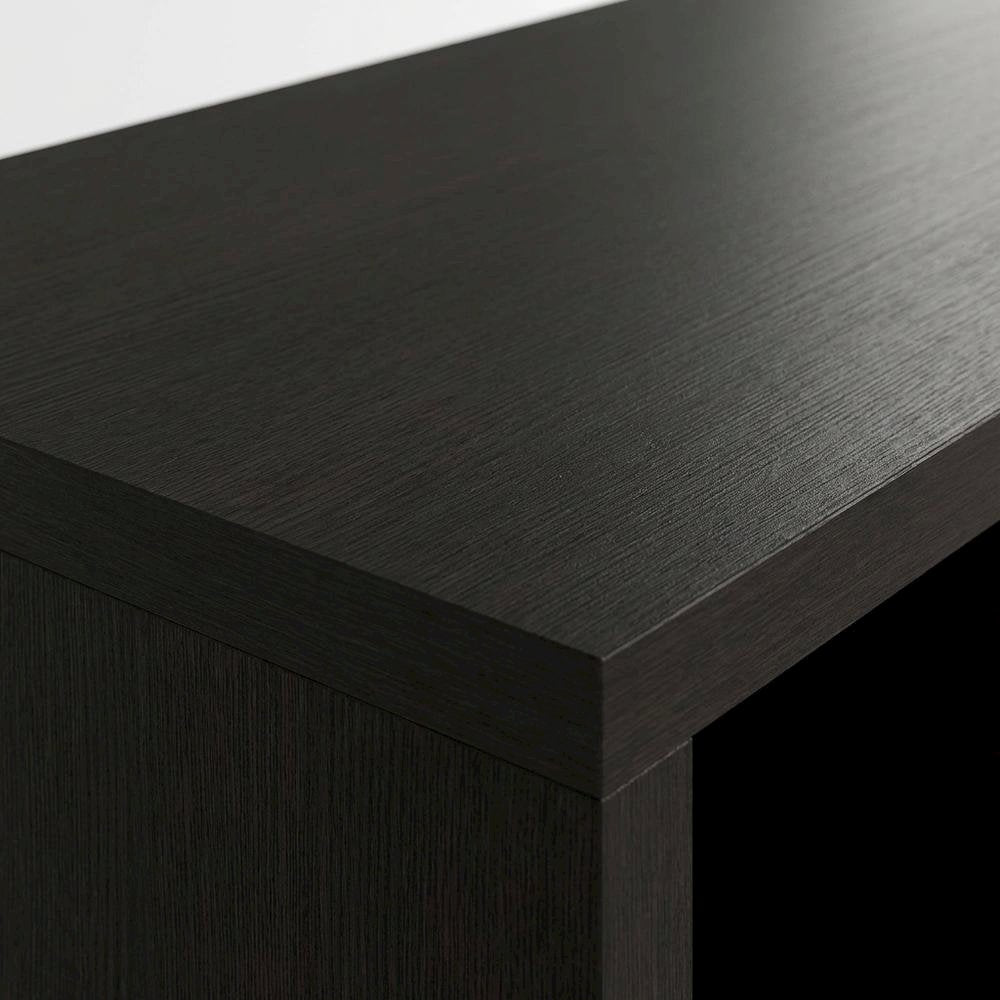 Wooden bookcase with sleek design, sturdy construction, ideal for home or office