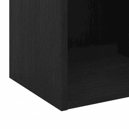 Blackwood 3-Tier No Tool Assembly Bookcase with Open Shelves for Storage