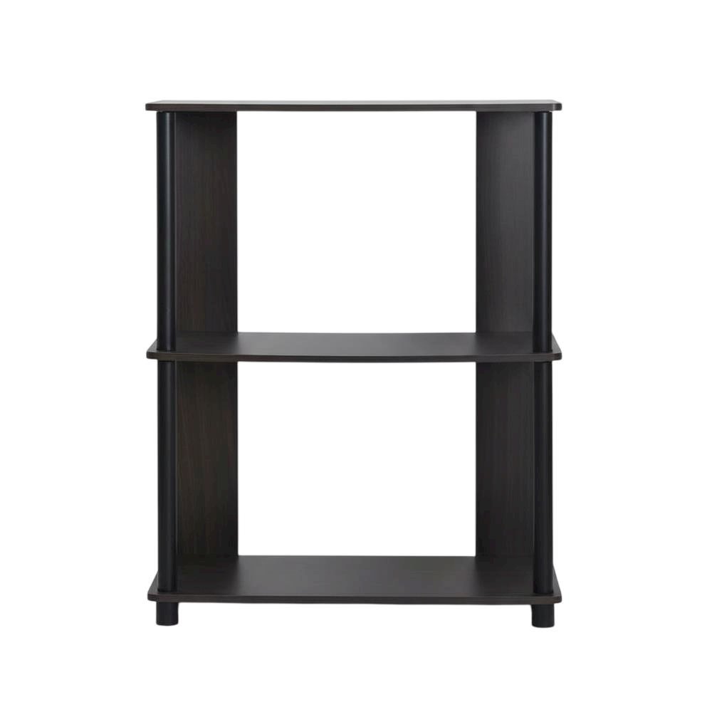 Walnut Bookcase with Spacious Shelving for Living Room and Office