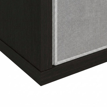 Wooden bookcase with sleek design, sturdy construction, ideal for home or office