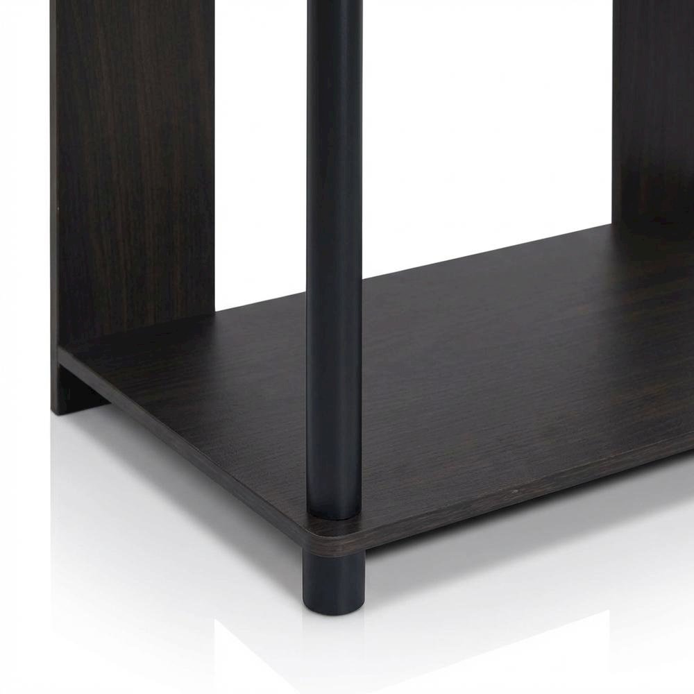 Walnut Bookcase with Spacious Shelving for Living Room and Office