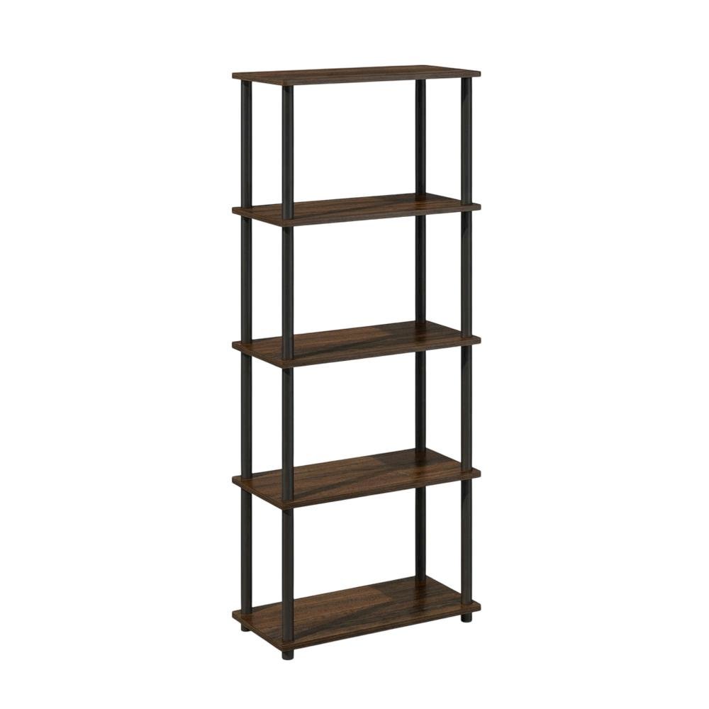 Wooden bookcase with simple design and sturdy build for home or office use