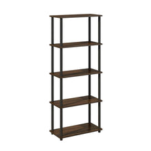 Wooden bookcase with simple design and sturdy build for home or office use