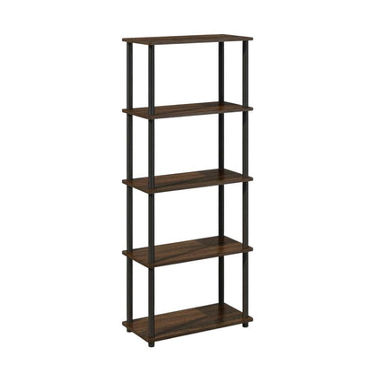 Wooden bookcase with simple design and sturdy build for home or office use