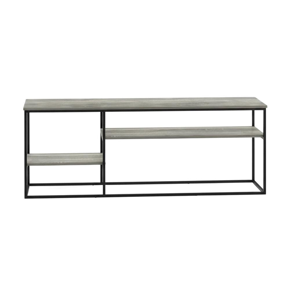Modern TV Stand for 65 Inch TV with Wood Construction and Elegant Grey Finish