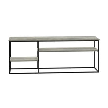 Modern TV Stand for 65 Inch TV with Wood Construction and Elegant Grey Finish