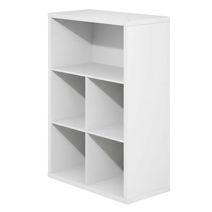 Wooden bookcase with modern design and sturdy construction