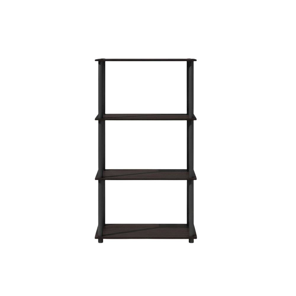 Wooden Bookcase with Open Shelving for Spacious Storage