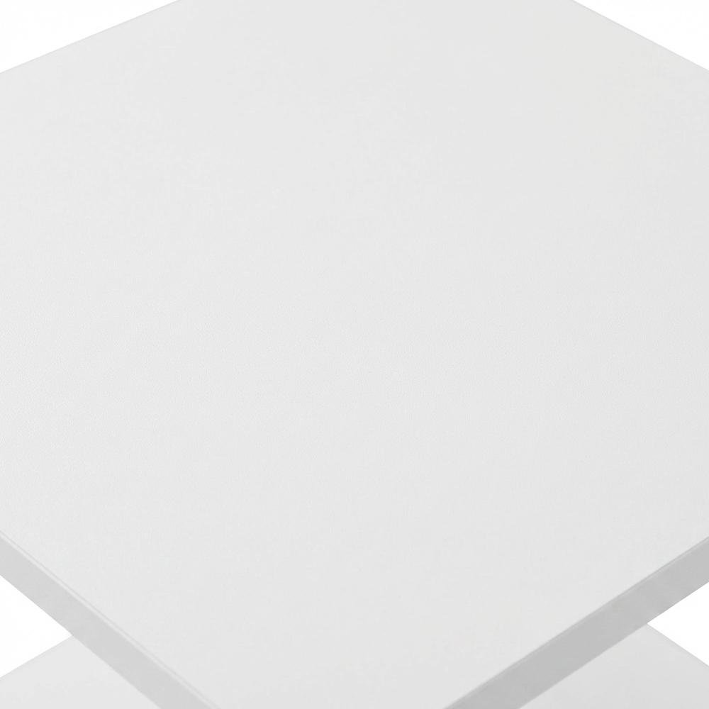 White End Table with Modern Design and Sturdy Construction