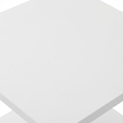 White End Table with Modern Design and Sturdy Construction