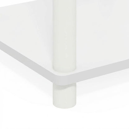 White End Table with Modern Design and Sturdy Construction