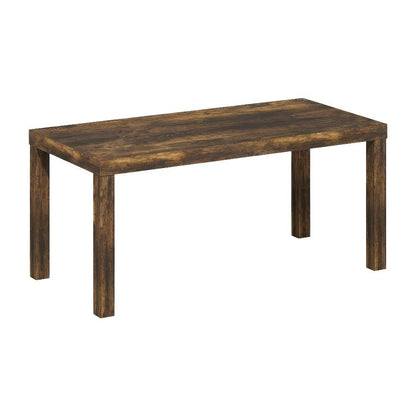 Amber Pine Coffee Table with Classic Simple Design and Durable Construction