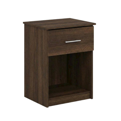 Americano Nightstand Set, Single Drawer, Handle, Modern Bedroom Storage Solution