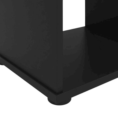 Large wood media console with LED lighting for TV up to 65 inches, Americano