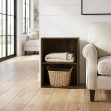 Wooden bookcase with sleek design for home or office storage