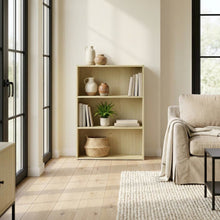 Wood Bookcase with Open Shelving for Storage and Display