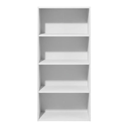 Wooden bookcase with simple design for home or office storage
