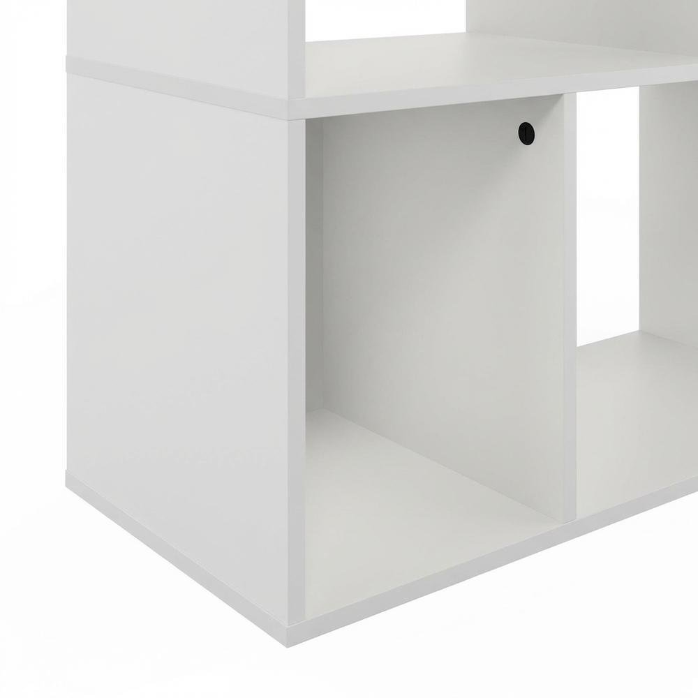 Wooden Bookcase with Open Shelves for Home Storage