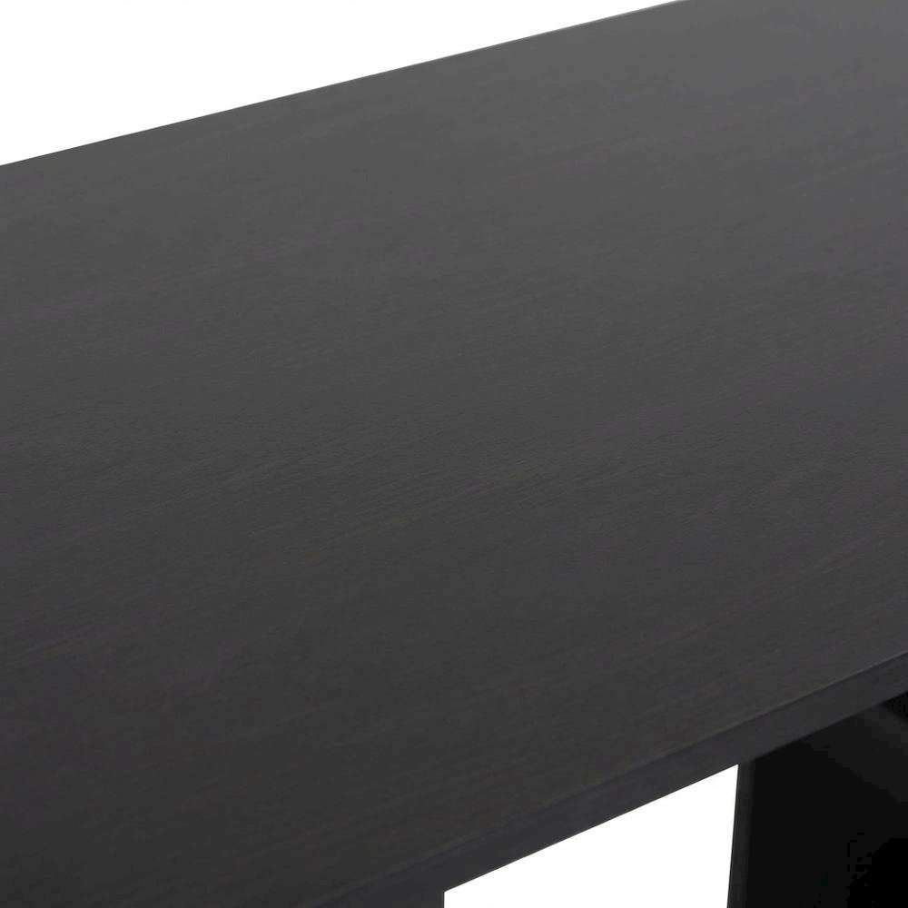 Modern Espresso Computer Desk with Spacious Surface and Sturdy Build