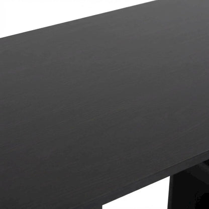 Modern Espresso Computer Desk with Spacious Surface and Sturdy Build