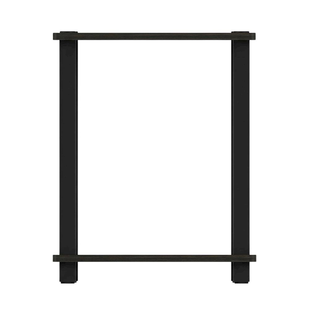 Espresso Nightstand Set with Wooden Finish and Compact Design