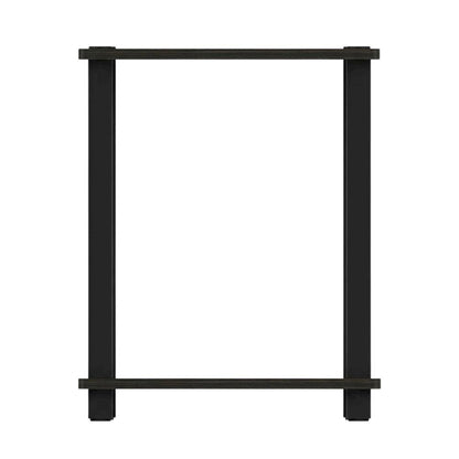 Espresso Nightstand Set with Wooden Finish and Compact Design