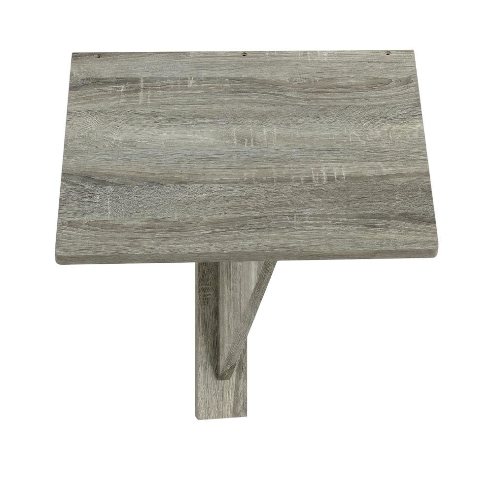 Brown, Wall Mounting Folding Table, Folding Design, Wall Mounted