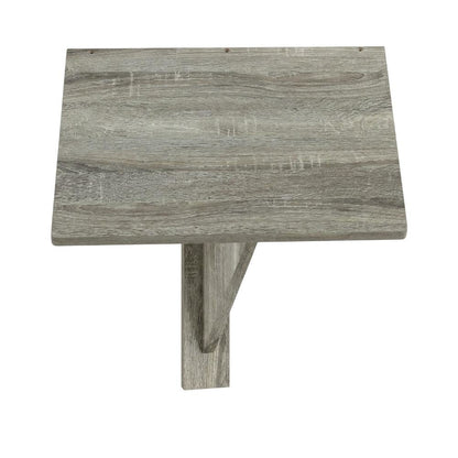 Brown, Wall Mounting Folding Table, Folding Design, Wall Mounted