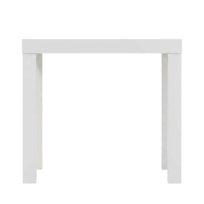 White, Side Table, Quality Build, Durable Wood Frame