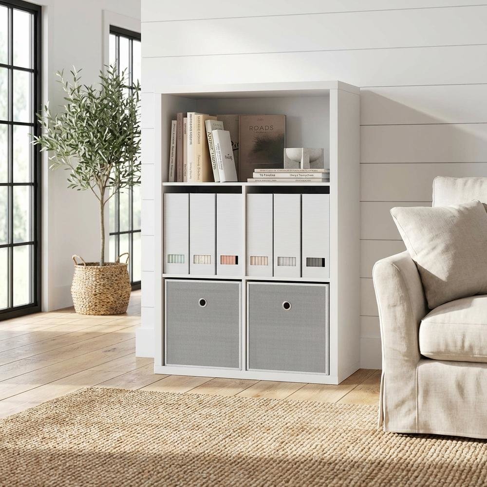 Wooden bookcase with modern design and sturdy construction