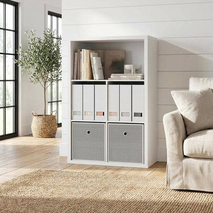 Wooden bookcase with modern design and sturdy construction