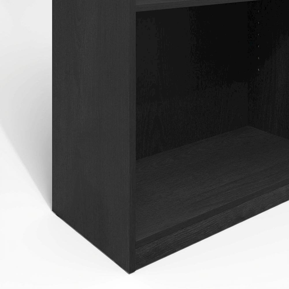 Bookcase with Wooden Finish and Open Shelving for Home Storage