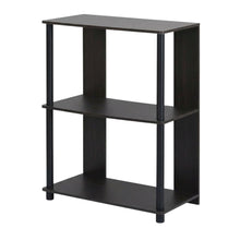 Walnut Bookcase with Spacious Shelving for Living Room and Office
